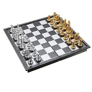 Bộ cờ vua nam châm (Quân cờ màu vàng và bạc)