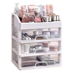 Kệ Đựng Mỹ Phẩm Đồ Trang Điểm Trang Sức 4 Tầng Ngăn Kéo Tiện Dụng