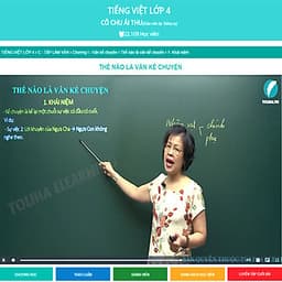 Khóa học TIẾNG VIỆT LỚP 4 - Cô Chu Ái Thu - 09 tháng