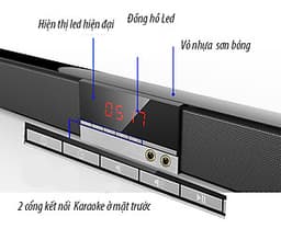 Bộ loa thanh karaoke youtube trên tivi smart  SR100 -K  ( Hàng nhập khẩu )