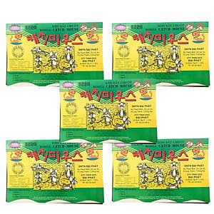 combo 5 keo bẫy  chuột siêu dính cao cấp , dùng được nhiều lần 