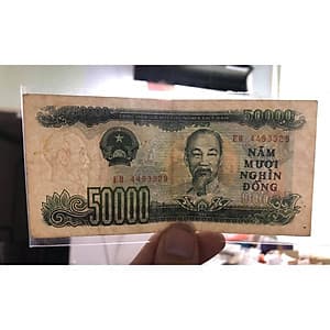 Tờ 50 ngàn đồng Việt Nam 1994, tiền xưa bao cấp sưu tầm