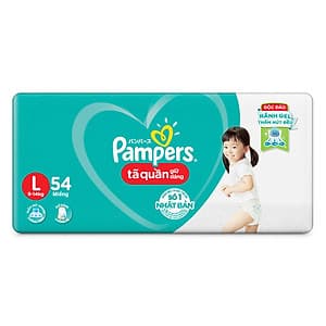 Combo 3 Tã Quần Pampers Giữ Dáng Mới Gói Đại L54 (54 Miếng)