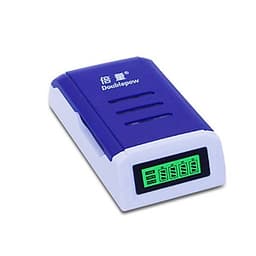  tự ngắt khi đầy Bộ Sạc Pin AA, AAA Tốc Độ Cao Hiển Thị Màn Hình LCD - K209 Doublepow 