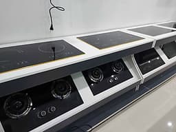 Bếp đôi điện từ âm hàng cao cấp, bo viền sang trọng,, có tự ngắt khi quá nhiệt