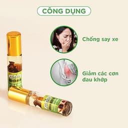 Dầu Lăn Thái Lan Thảo Mộc Green Herb Oil - 8ml 