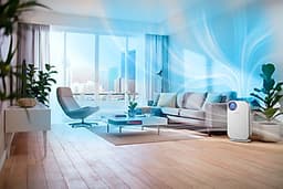 Máy lọc không khí kháng khuẩn trong nhà nhãn hiệu Philips AC4558 Cảm ứng thông minh 4 màu, giám sát và kiểm soát với ứng dụng điện thoại thông minh, loại bỏ vi rút, vi khuẩn - HÀNG NHẬP KHẨU 