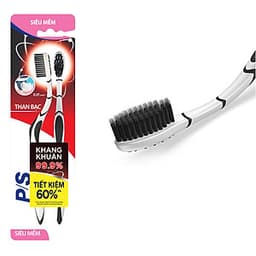 Combo 2 Bàn Chải Đánh Răng P/S Than Bạc - Giao Màu Ngẫu Nhiên