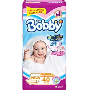 Miếng Lót Sơ Sinh Bobby Fresh Newborn 2 - 40 (40 Miếng)