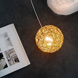 Đèn Ngủ Quả Cầu Mây Để Bàn SPEVI - Điều Chỉnh Độ Sáng, Làm Đèn Ngủ Trang Trí, Quà Sinh Nhật Cực Đáng Yêu, Đầu USB, Adapter USB Tiện Lợi, Đế Gỗ Xếp Sang Trọng, Bóng Đèn Led Vô Cùng Tiết Kiệm Điện - Hàng Chính Hãng