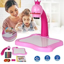 Đồ Chơi Máy Chiếu Nhân Vật Hoạt Hình Và Bộ Vẽ Cho Bé