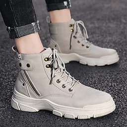 Giày Nam  Giày Sneaker Thể Thao Nam Cổ Cao Phong Cách Hàn Quốc G33