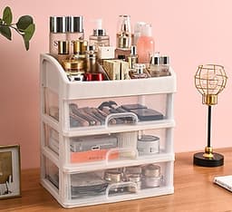 Kệ Đựng Mỹ Phẩm Đồ Trang Điểm Trang Sức 4 Tầng Ngăn Kéo Bền Đẹp