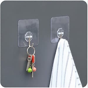Combo 15 móc treo đồ dán tường