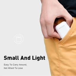 Tai Nghe Mini Bluetooth Không Dây 5.0 i12 Cho Iphone Samsung Xiaomi Huawei - Trắng