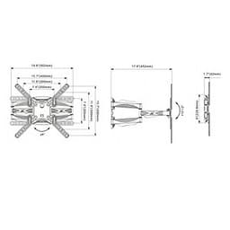 Giá treo tivi đa năng North Bayou P5 (32-60 Inch) - Hàng Chính Hãng