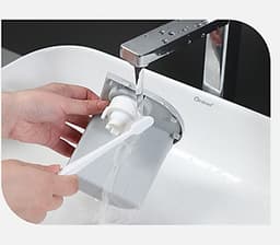 KỆ ĐỂ BÀN CHẢI ĐÁNH RĂNG VÀ NHẢ KEM ĐÁNH RĂNG TỰ ĐỘNG KÈM 2 CỐC HÚT TỪ TÍNH