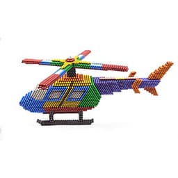 Bi nam châm 216 viên 5mm sắc màu