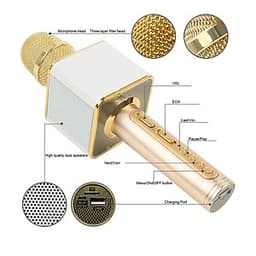 Mic Hát Karaoke Kèm Loa Bluetooth SD-08 phiên bản Premium