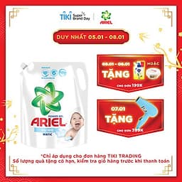 Nước giặt Ariel Dạng Túi Dịu Nhẹ Cho Da Nhạy Cảm 2.15kg