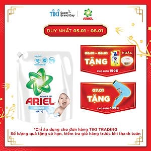 Nước giặt Ariel Dạng Túi Dịu Nhẹ Cho Da Nhạy Cảm 2.15kg