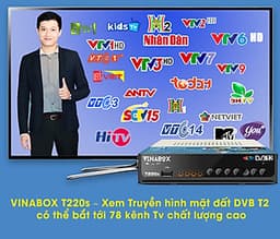 ĐẦU KTS DVB T2 VINABOX T220S THẾ HỆ MỚI 2020 – XEM TRUYỀN HÌNH MIỄN PHÍ- HÀNG CHÍNH HÃNG
