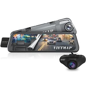 Vietmap G39 - Camera hành trình Dạng gương TRÀN VIỀN điện tử thông minh  - HÀNG CHÍNH HÃNG