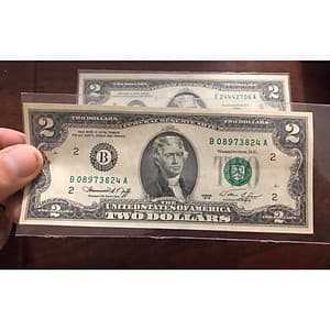 Tờ 2 USD 1976, tiền cổ Mỹ sưu tầm may mắn nhất thế giới