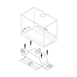 Máy Hút Khói Khử Mùi Âm Tủ Malloca VISSO-K7205 – Hàng Chính Hãng