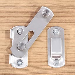 Chốt khóa cài cửa an toàn chất liệu thép không gỉ cao cấp tiện dụng  (7x5cm)