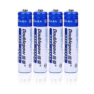 Bộ 4 Viên Pin Tiểu Sạc Cao Cấp AAA 900mAh Doublepow - Hàng nhập khẩu