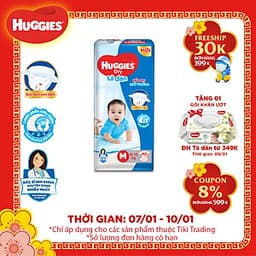 Tã Dán Huggies Dry Gói Đại M48 (48 Miếng) - Bao Bì Mới