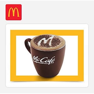 McDonald's - 1 Cà Phê (cà phê Vietnam/ Americano/ Cappuccino) - E-code - 25k Coffee