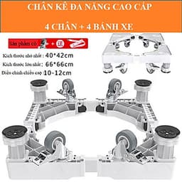 Chân Máy Giặt, Tủ Lạnh Có Bánh Xe 