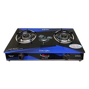 Bếp Gas Đôi Mặt Kính Sen Đồng Seika SKB410 - Hàng Chính Hãng