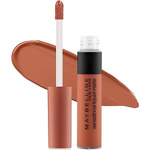 Son kem lì nhẹ môi Maybelline New York phiên bản tông đất giới hạn Sensational Liquid Matte 7ml