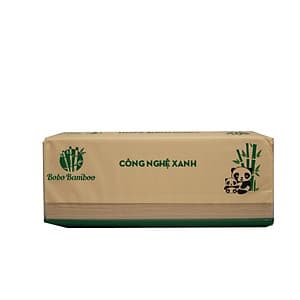 1 gói giấy rút 200 tờ Bobo Bamboo Siêu Dai Làm từ 100% bột trúc thiên nhiên