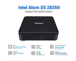 PC mini TANIX TX 85 Intel Quad Core Z8350 on board,4G DDR3L on board 64G - Hàng chính hãng