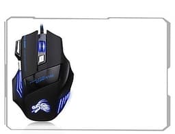 Chuột Chơi Game Có Dây Cho Game Thủ Dragon Đen 2400 DPI