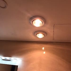 Đèn sưởi âm trần 2 bóng Milor chính hãng