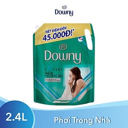 Nước Xả Vải Downy Expert Dành Cho Phơi Trong Nhà 2.4L (dạng túi)