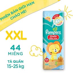 Tã Quần Pampers Điều Hoà Gói Lớn XXL44 (15-25kg)