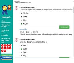 Khóa học HÓA VÔ CƠ 9 - CƠ BẢN + NÂNG CAO thầy Trần Phương Duy- 06 tháng