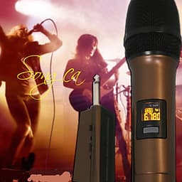 MICRO KHÔNG DÂY KARAOKE 2 MIC CHUYÊN NGHIỆP SHUBOLE K8-HÁT KARAOKE NGỌT NGÀO ẤM ÁP- HÀNG NHẬP KHẨU