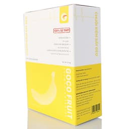 Chuối Sấy Dẻo GOCO FRUIT. Hộp 200g, Không Đường, Không Chất Bảo Quản, Không Hương Vị Màu Nhân Tạo. 100% Tự Nhiên Sấy Mộc. Món Ăn Vặt An Toàn Sức Khỏe.