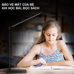 Đèn Bàn Học Đọc Sách, Làm Việc (Học Sinh, Sinh Viên, Văn Phòng) LED Chống Cận, Cảm Ứng Nhôm Cao Cấp eLights TD-621