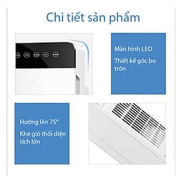 Máy lọc không khí XSQ-KJ-01 có màn hình hiển thị trừ khử các mùi hăng mùi hôi nhanh chóng chế độ tự động tạo ion lọc không khí hiệu quả lọc sâu PM 2.5 thích hợp cho mọi gia đình - Hàng nhập khẩu
