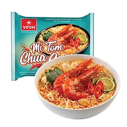 Thùng 30 Mì VIFON Tôm Chua Cay (60gr/ Gói)