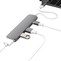 Cổng Chuyển HyperDrive USB-C Hub With 4K HDMI Support For MacBook Pro 2016 / 2017, MacBook 12" - Hàng Chính Hãng