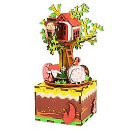 Đồ chơi lắp ráp gỗ 3D Mô hình Hộp nhạc Music Box AM41-AM45